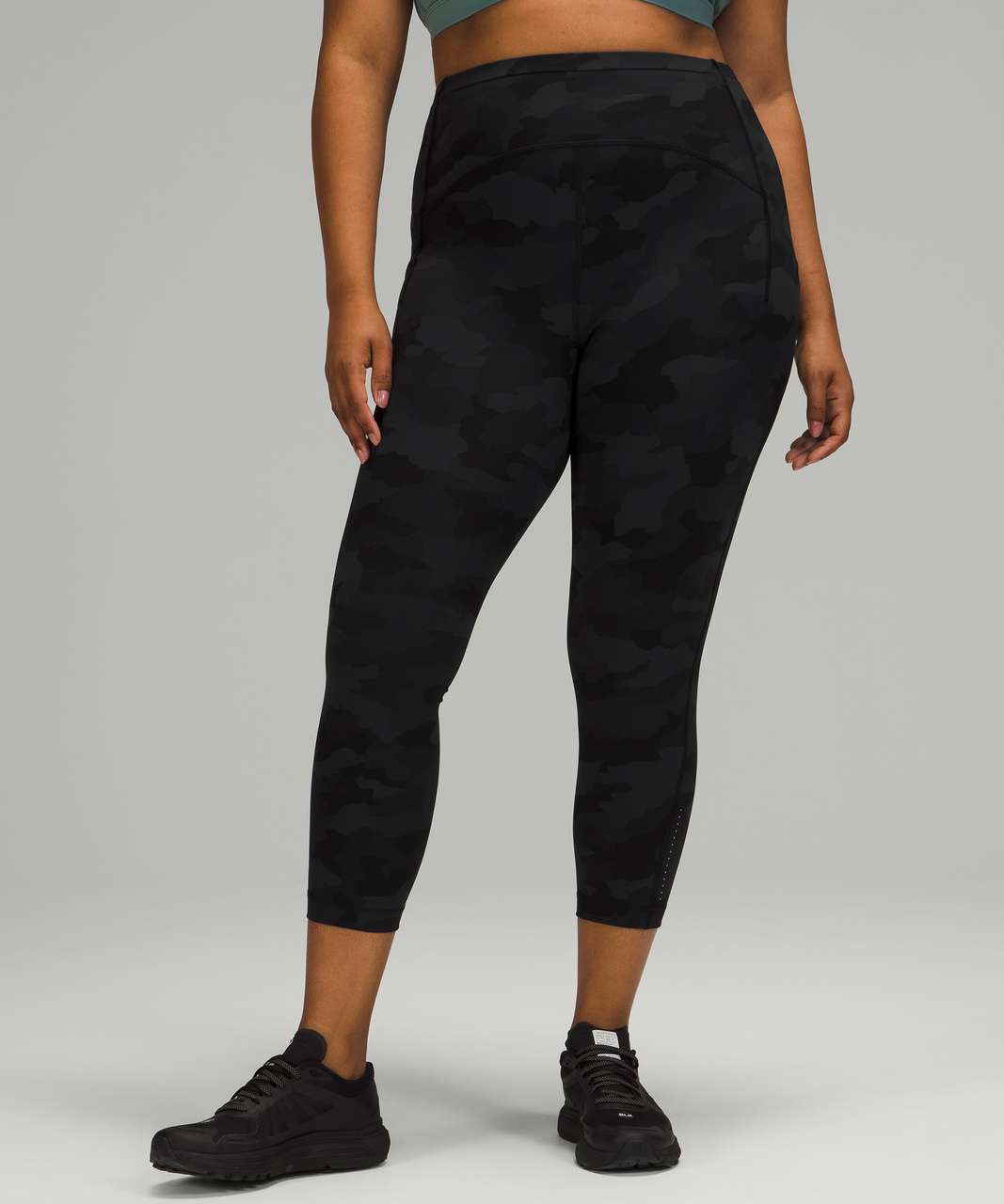 Lululemon Swift Speed High Rise Crop 23" - Heritage 365 Camo Deep Coal Multi