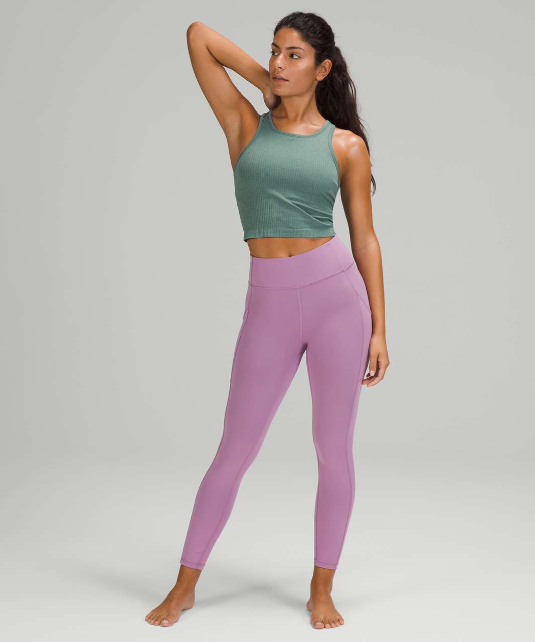 Lululemon Ebb to Street Racerback Crop Tank Wisteria Purple Size 6 - $70  (30% Off Retail) - From Kristina