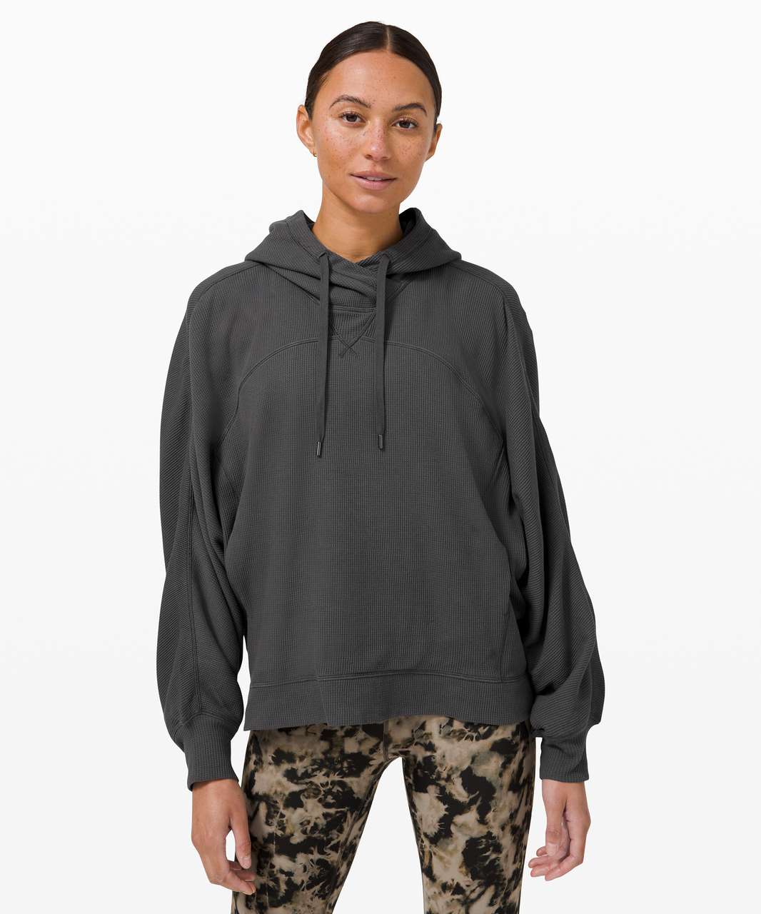 Lululemon Mellow In Hoodie *Waffle - Graphite Grey