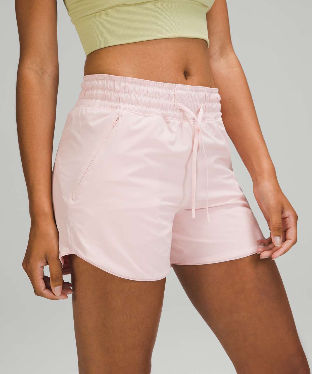 Lululemon Choose a Side Reversible Super-High Rise Short 4" - Pink Puff / Pink Mist