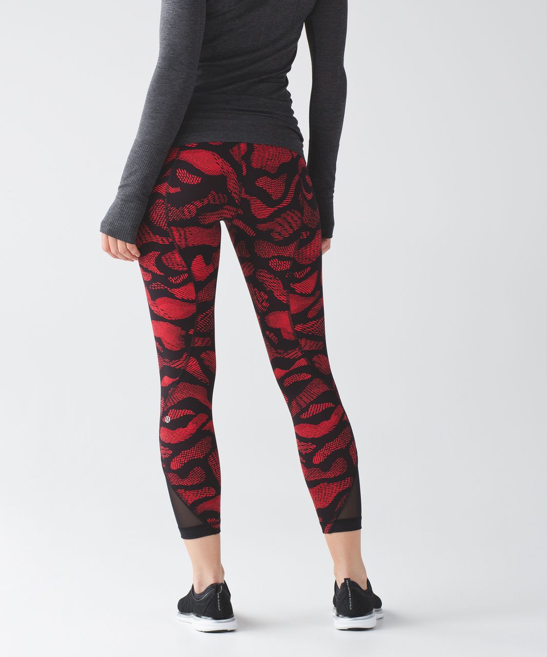 Lululemon Inspire Tight II (Mesh) - Space Dye Camo Black Dark