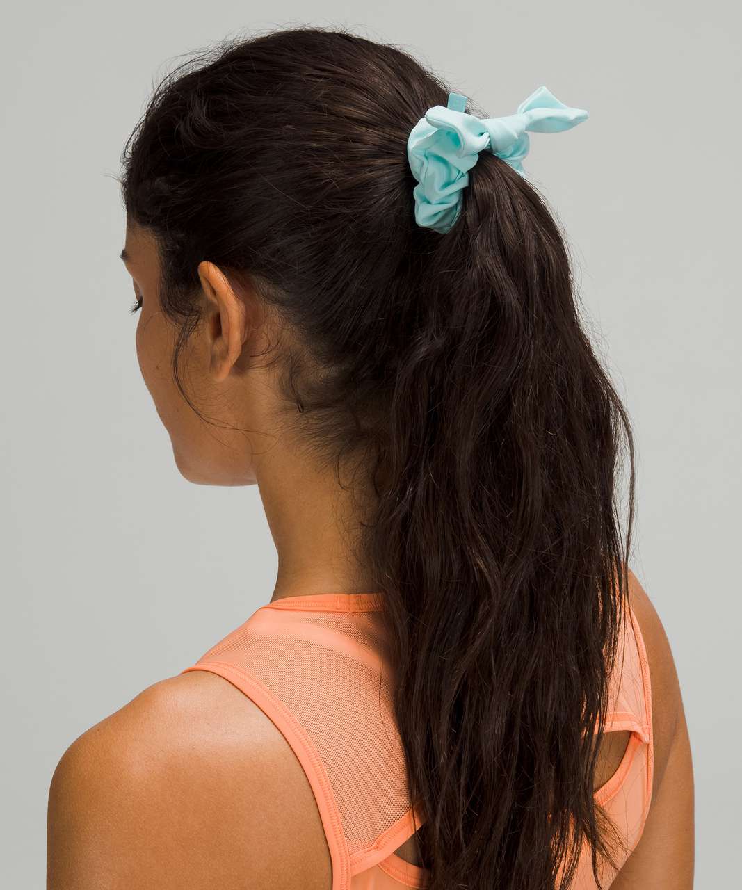 Lululemon Uplifting Scrunchie *Bow - Icing Blue