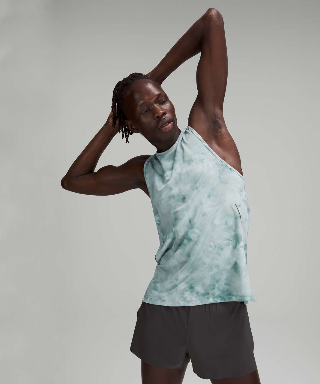 Lululemon Fast and Free Tank Top - Tidal Dye Wild Mint Tidewater Teal