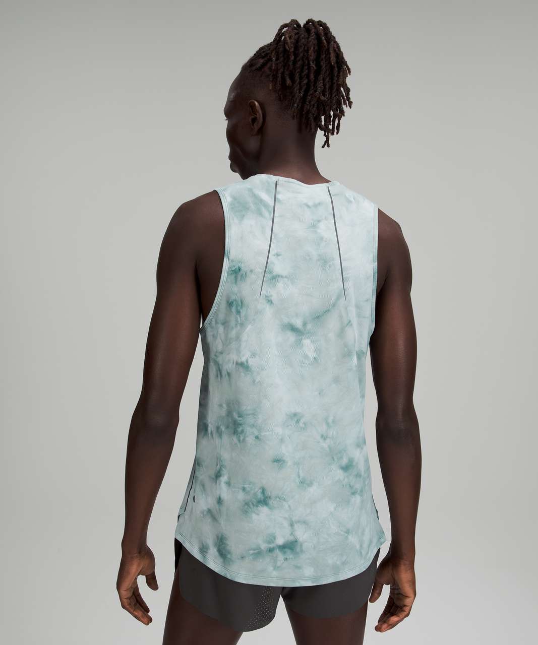 Lululemon Fast and Free Tank Top - Tidal Dye Wild Mint Tidewater Teal