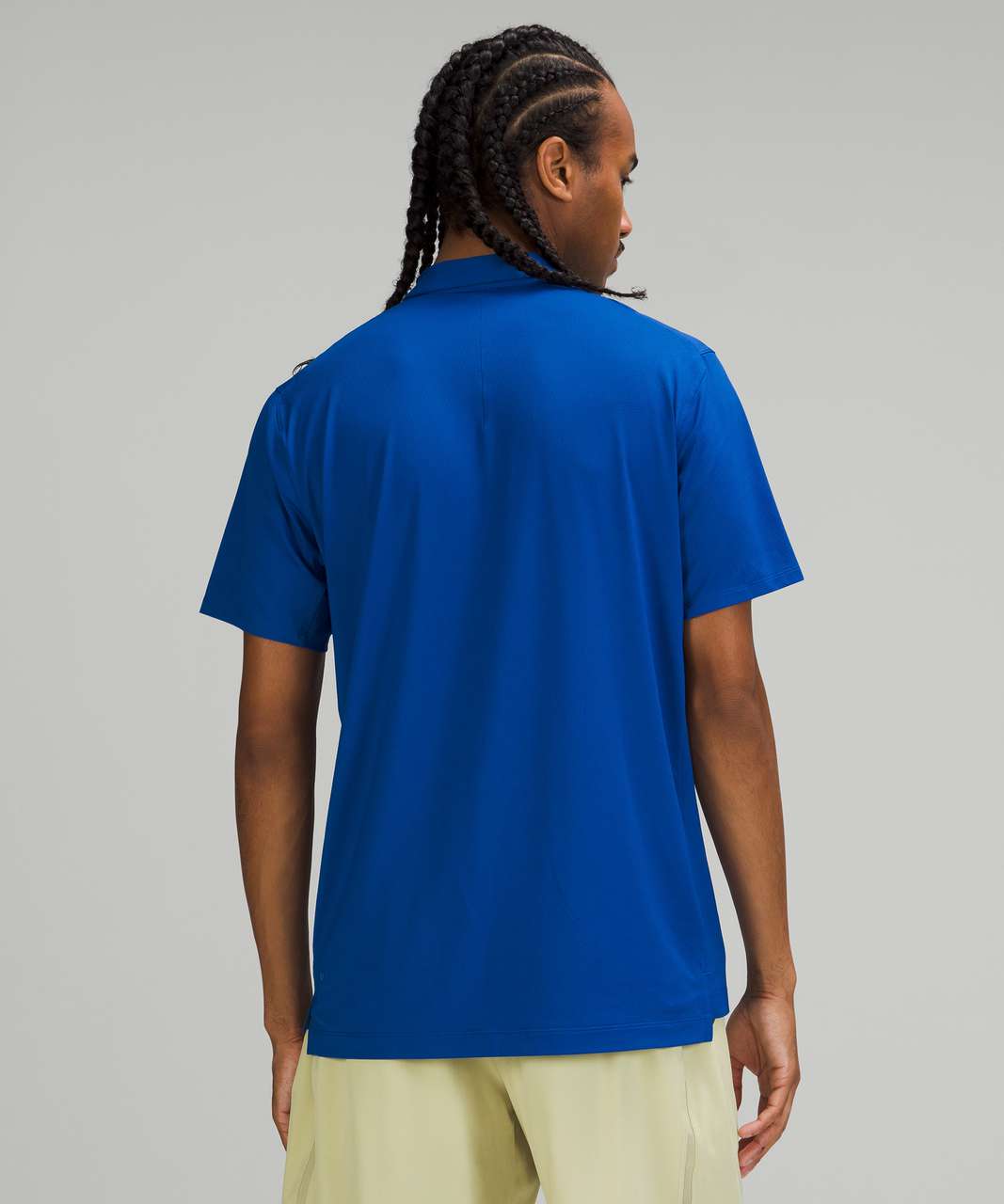 Lululemon Snap Front Performance Short Sleeve Polo - Symphony Blue