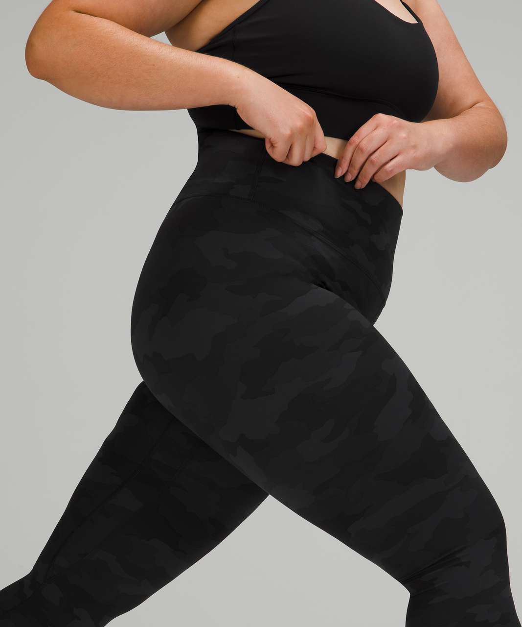 Lululemon Hot To Street Pant - Biggie Brushed Animal Coal Black / Black -  lulu fanatics