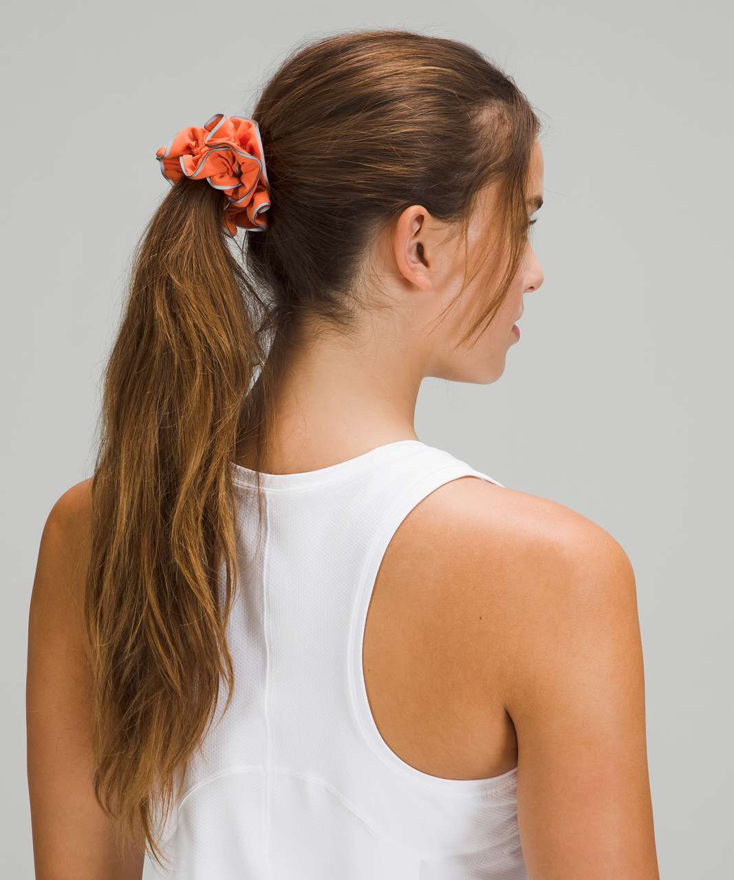 Lululemon Light Locks Scrunchie - Warm Coral