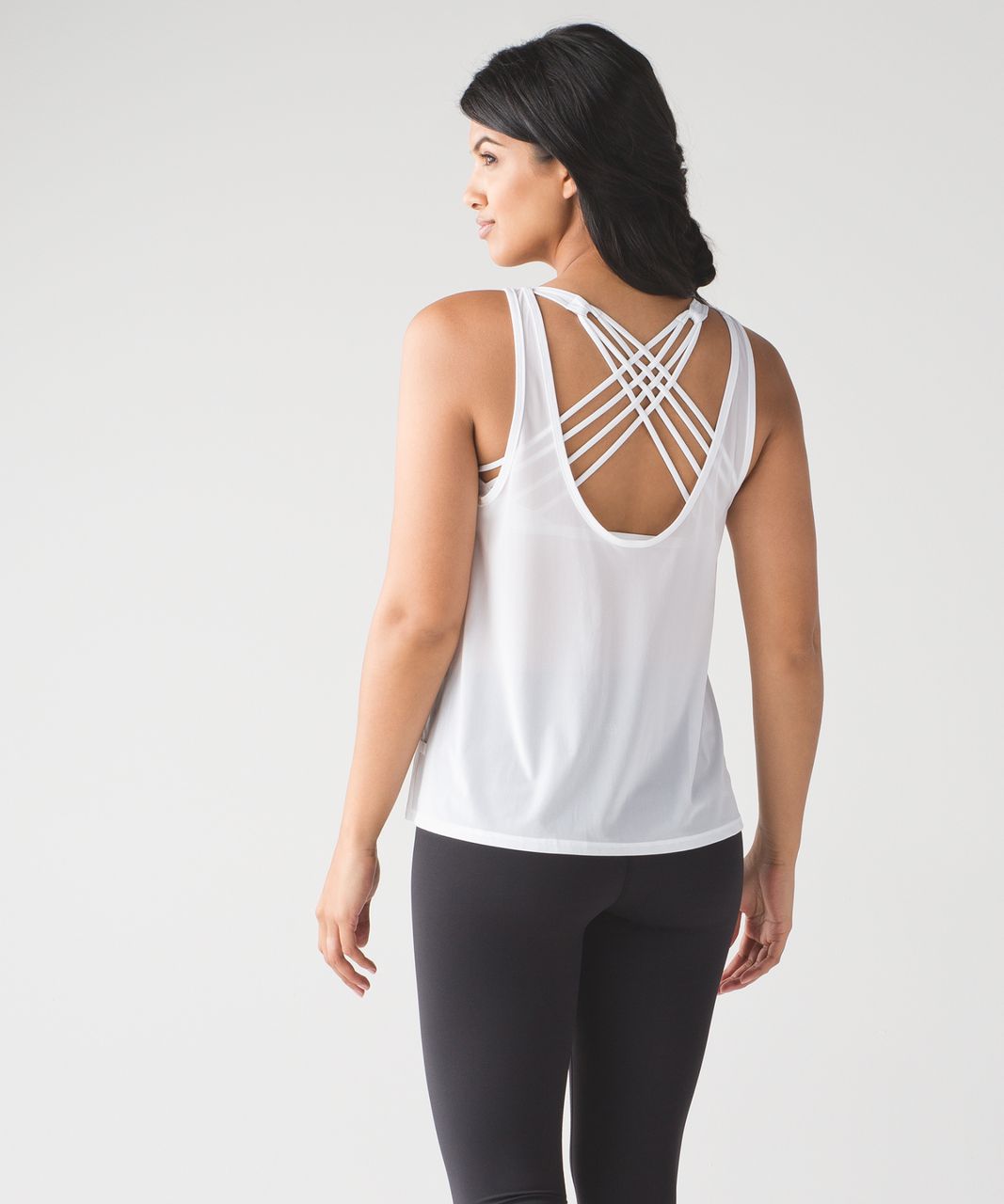 Lululemon Get Low Scoop Tank - White (First Release)