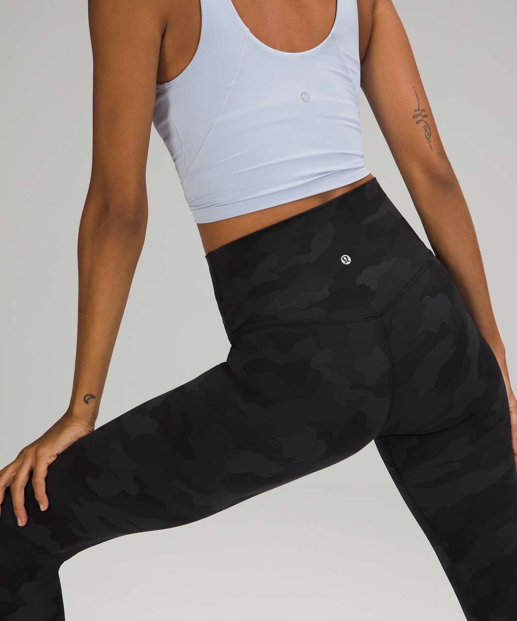 Lululemon Align Crop *21 - Heritage 365 Camo Deep Coal Multi