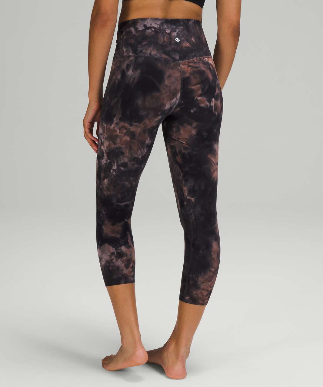 Lululemon Align High-Rise Crop 17 - Intertwined Camo Deep Coal Multi -  lulu fanatics