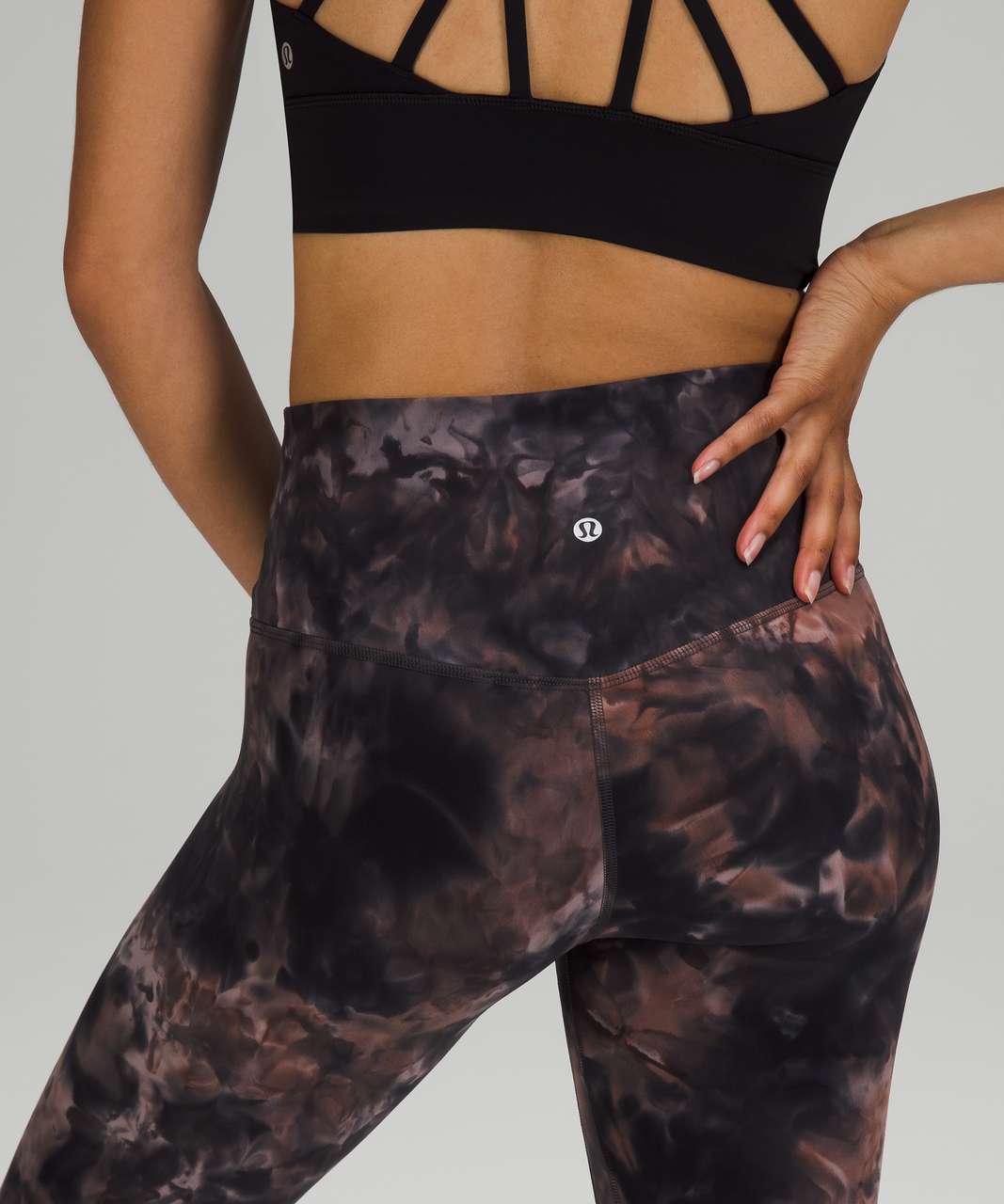 Align Leggings. Grey Tie Dye Print Ultralux fabric. – Pineapple Athleisure