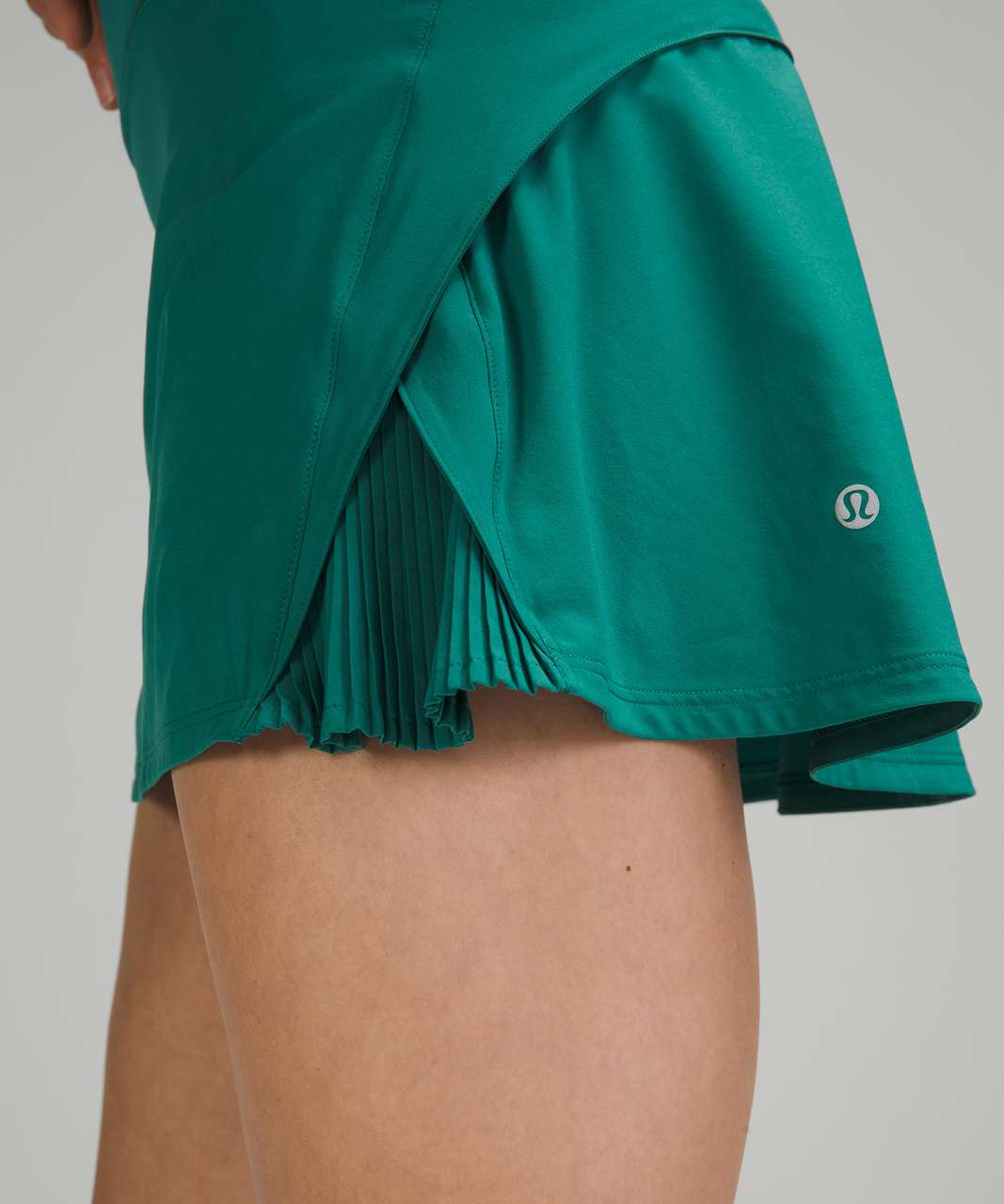 Lululemon Play Off The Pleats Mid Rise Skirt - Teal Lagoon - lulu