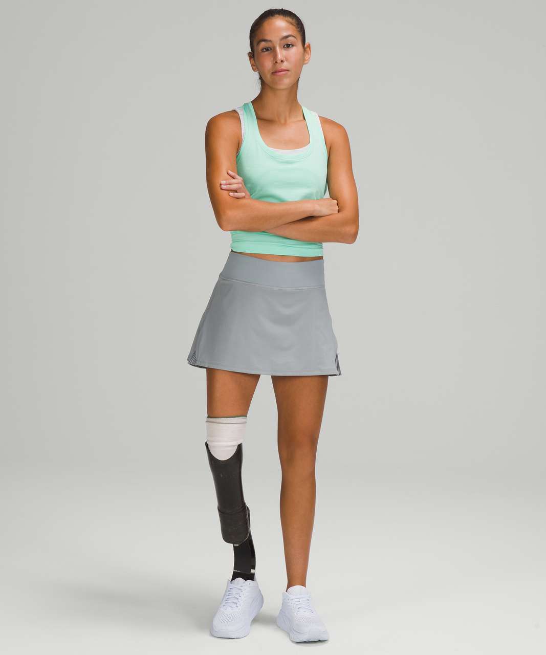 Lululemon Pace Rival Mid-rise Skirt - Rhino Grey