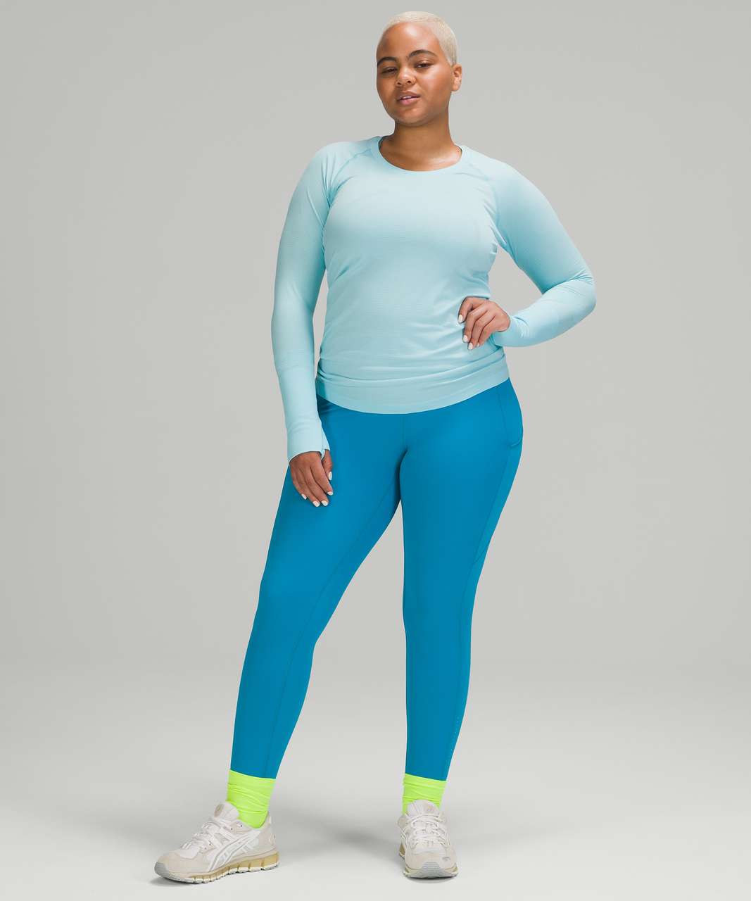 Lululemon Swiftly Tech Long Sleeve 2.0 - Icing Blue / Icing Blue