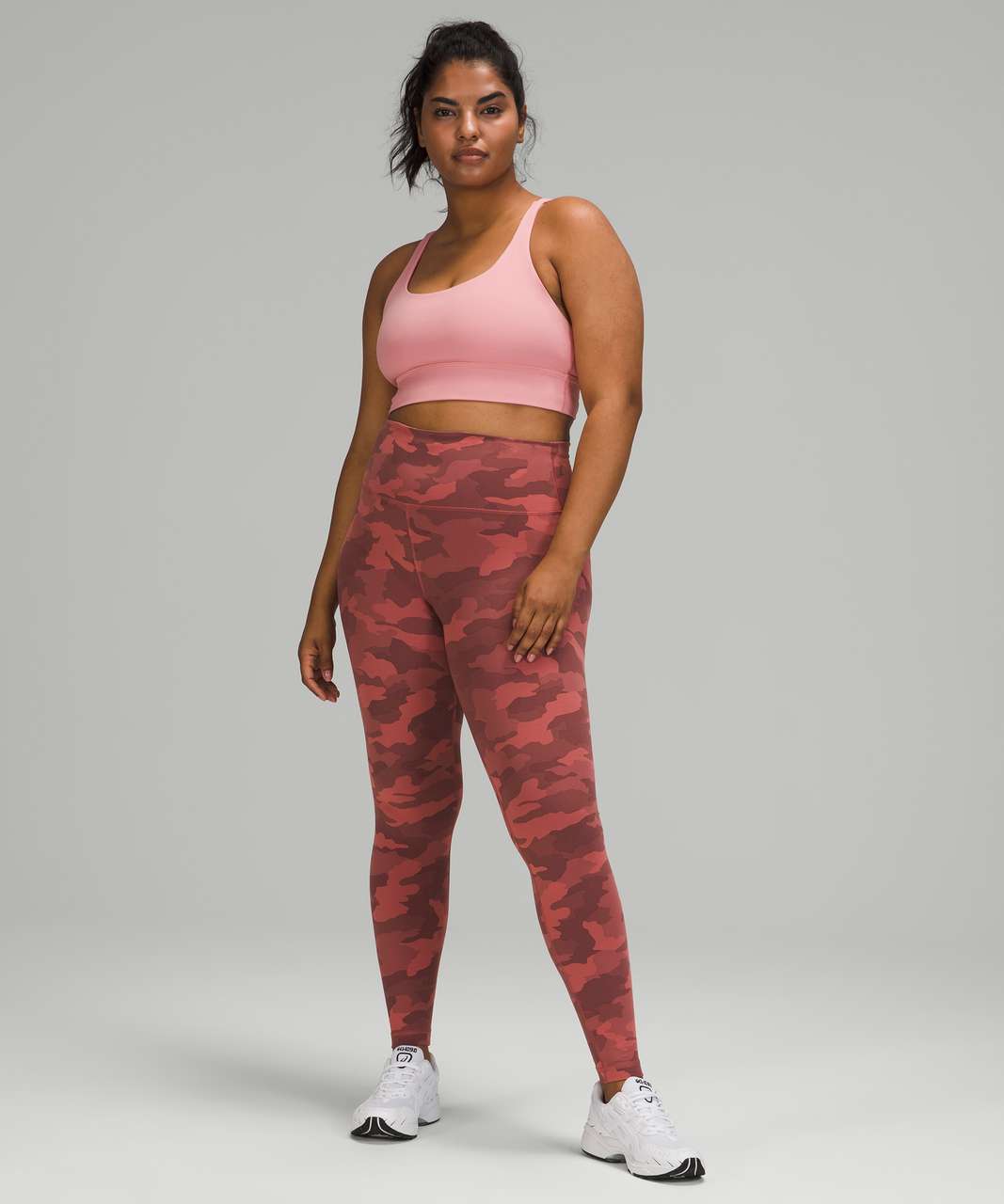 Workout Ready Camo PrIntense Tights in Sedona Rose F23-R