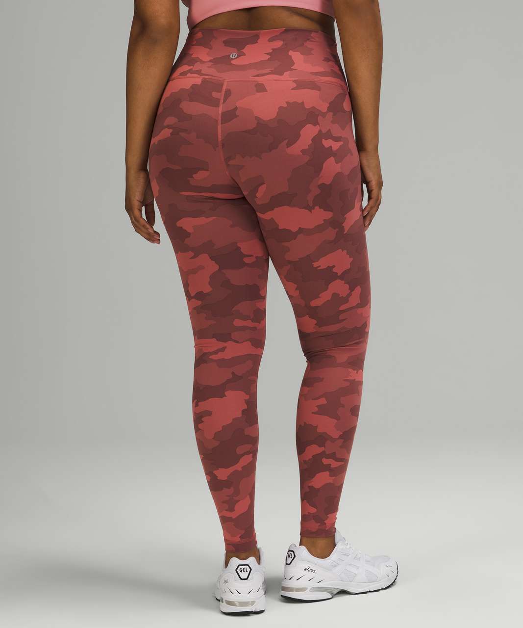 Lululemon Wunder Train High-Rise Tight 28" - Heritage 365 Camo Brier Rose Multi