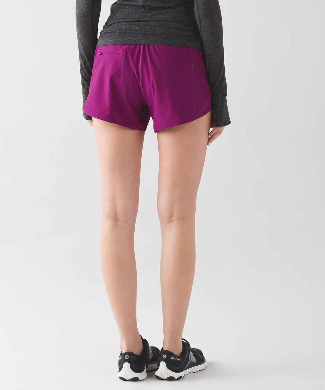 Lululemon Hotty Hot Short (Long) - Deep Fuschia