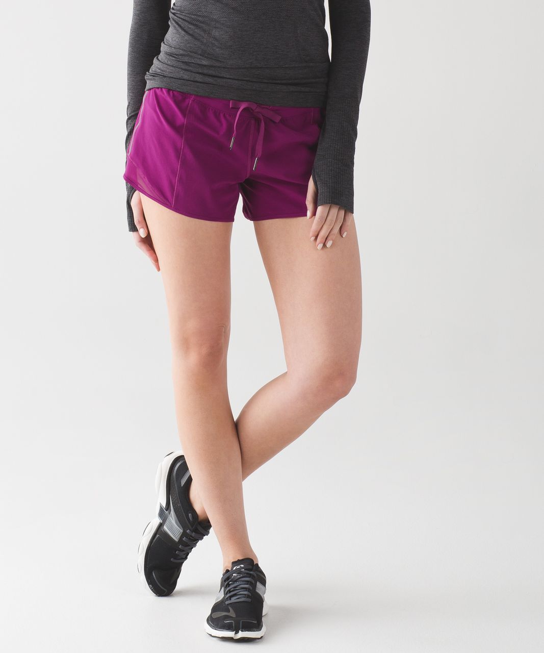 Lululemon Hotty Hot Short (Long) - Deep Fuschia