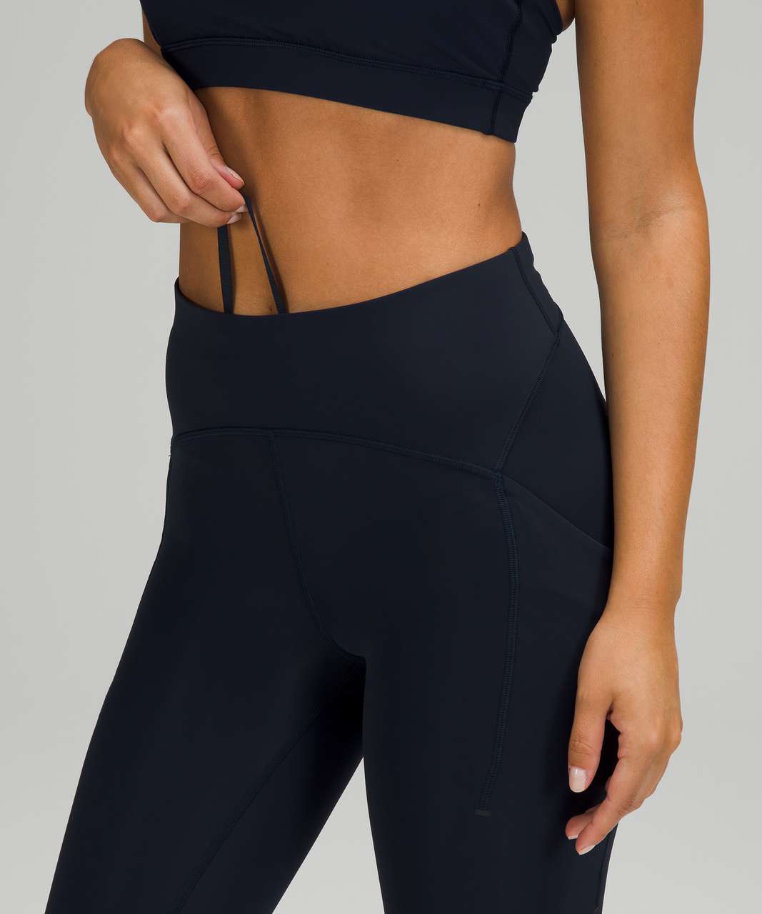 Lululemon Power Thru High-Rise Tight 25 - Crackle Glaze Coal