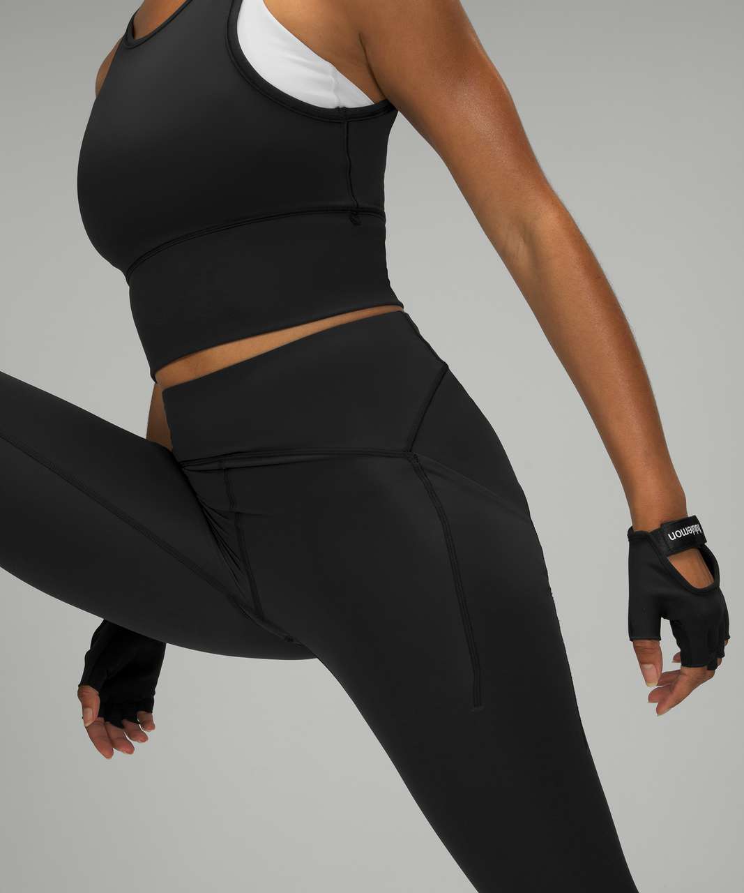 Lululemon Tied To It 7/8 Tight 25 - Black - lulu fanatics