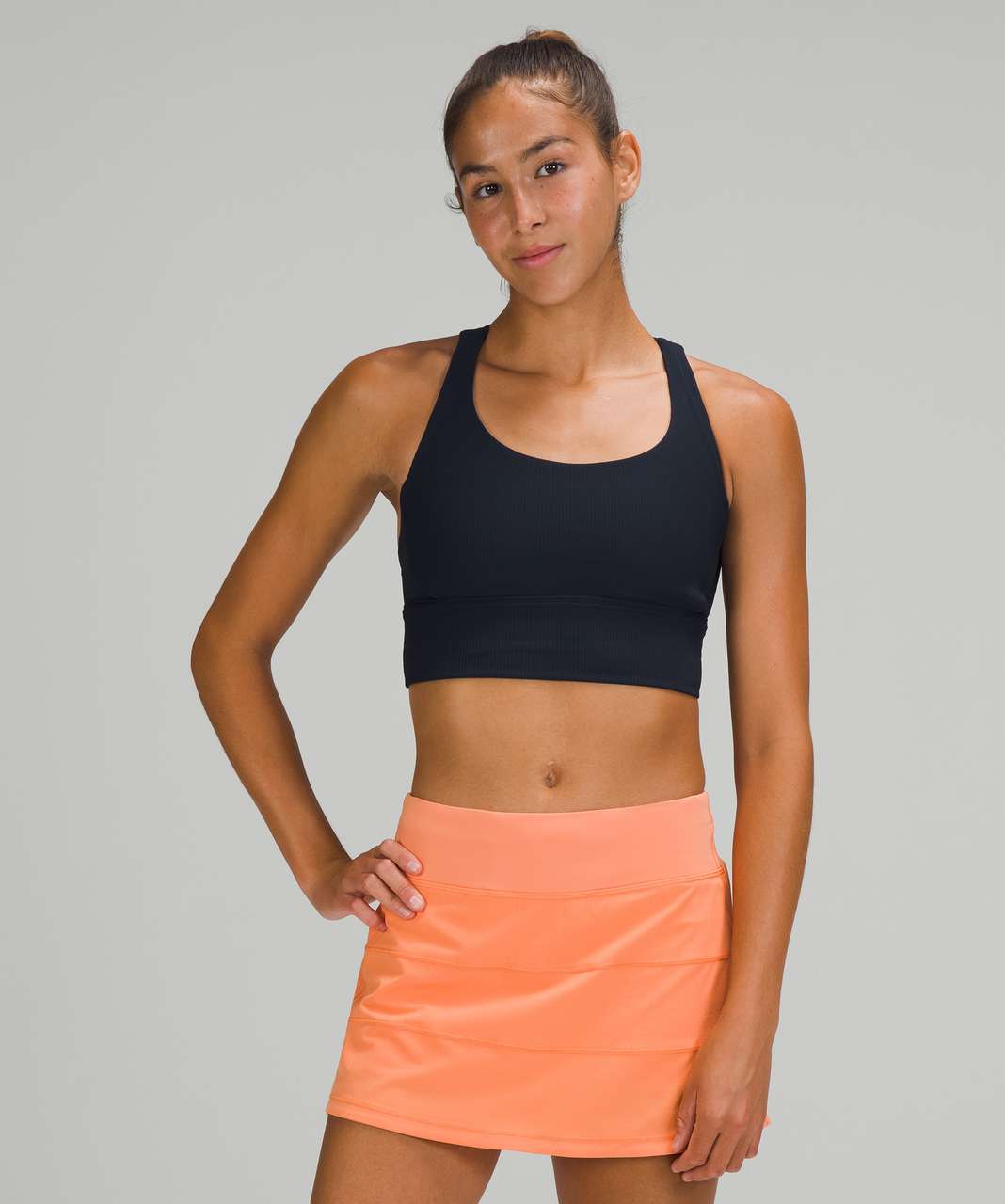 Lululemon Energy Bra Long Line Ribbed *Medium Support, B–D Cup