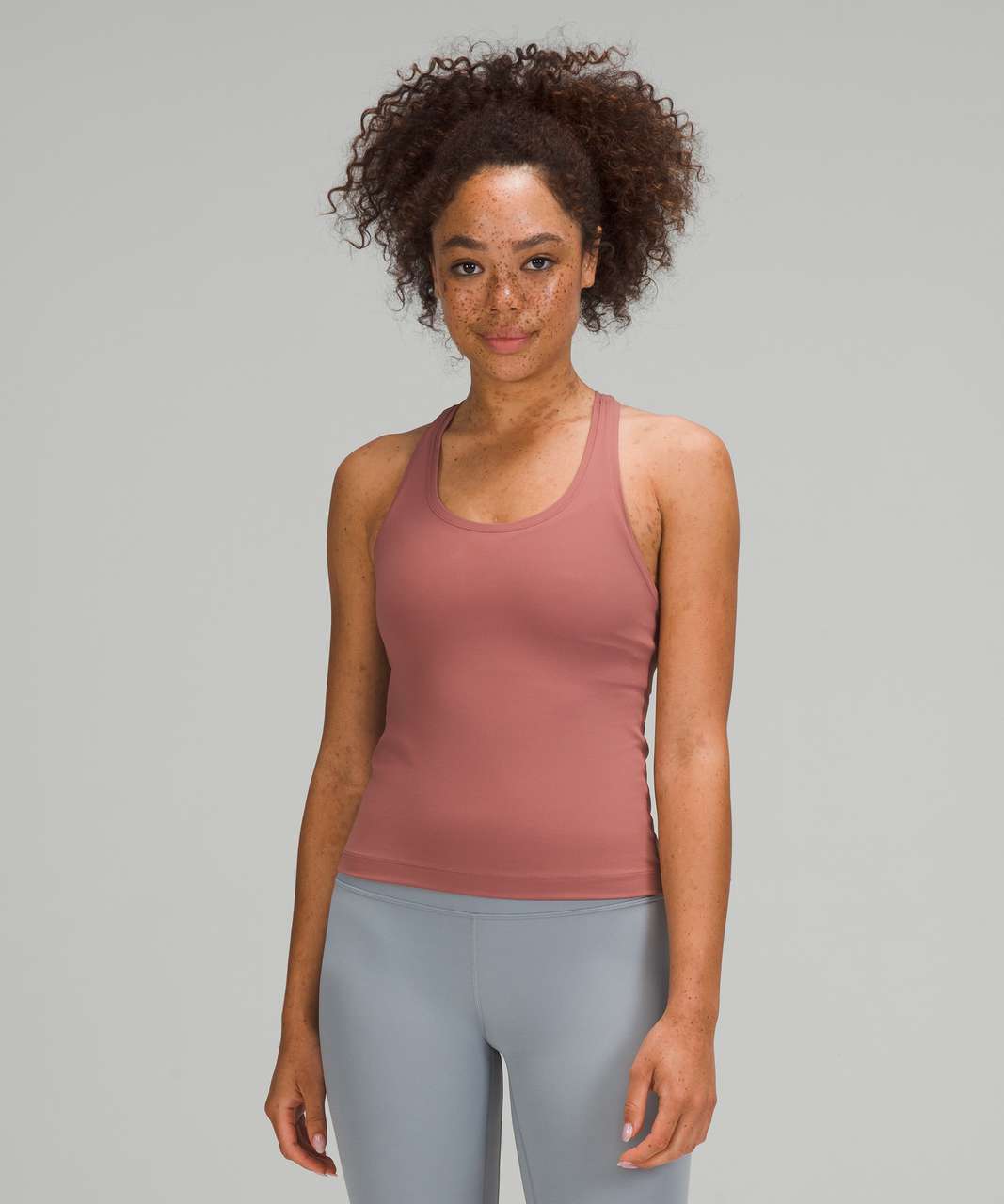 Lululemon Cool Racerback Shorter Length *Nulu - Blue Linen - lulu