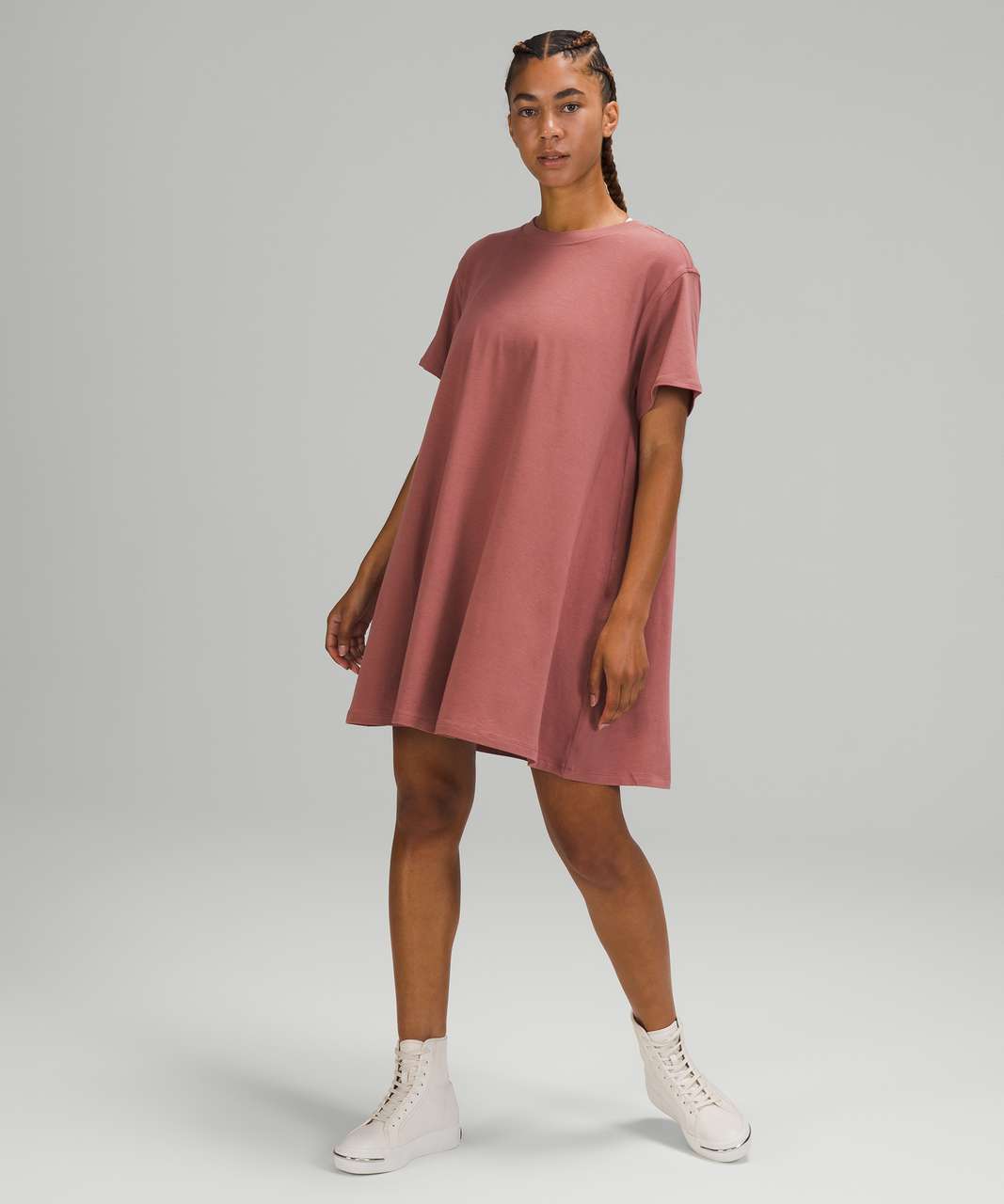 Lululemon All Yours Tee Dress - Spiced Chai