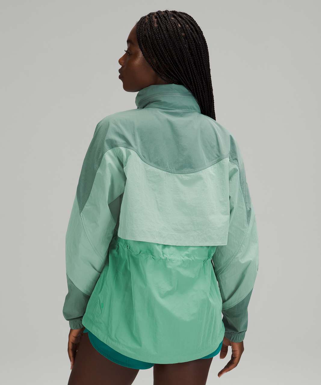 Lululemon Evergreen Anorak - Tidewater Teal / Wild Mint / Paradise Green