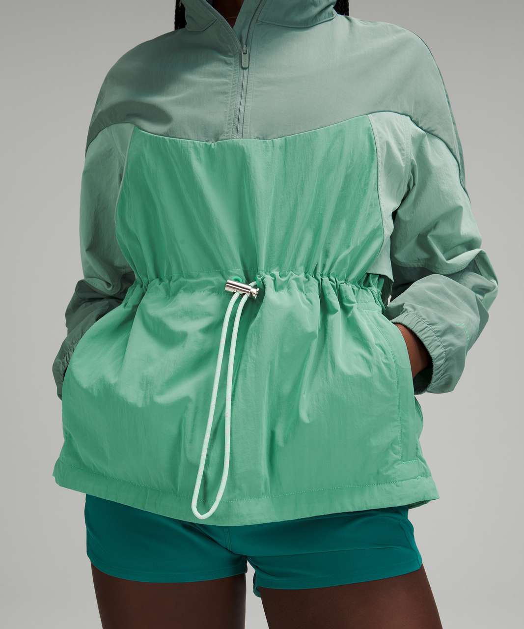 Lululemon Evergreen Anorak - Tidewater Teal / Wild Mint / Paradise Green