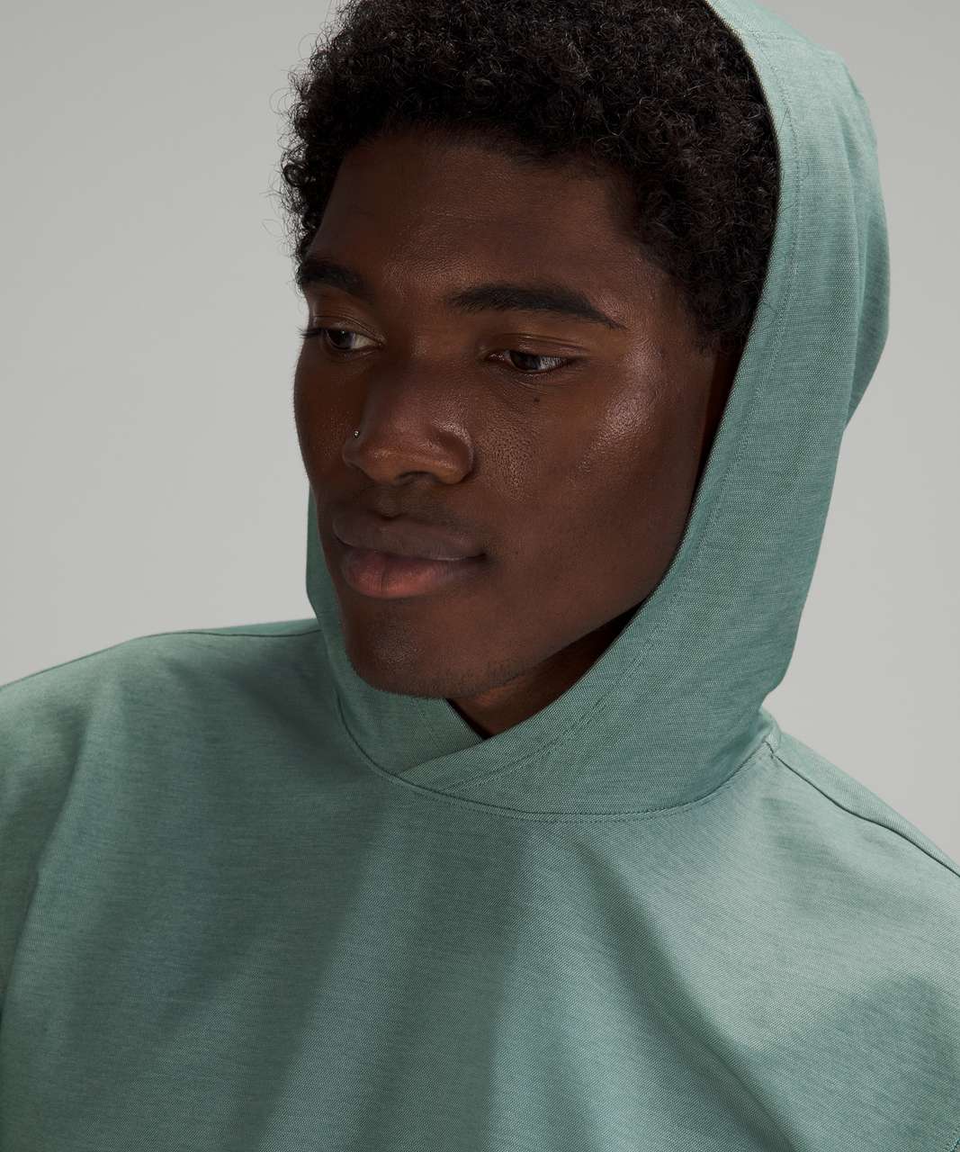 Lululemon Lightweight Hoodie *Oxford - White / Tidewater Teal