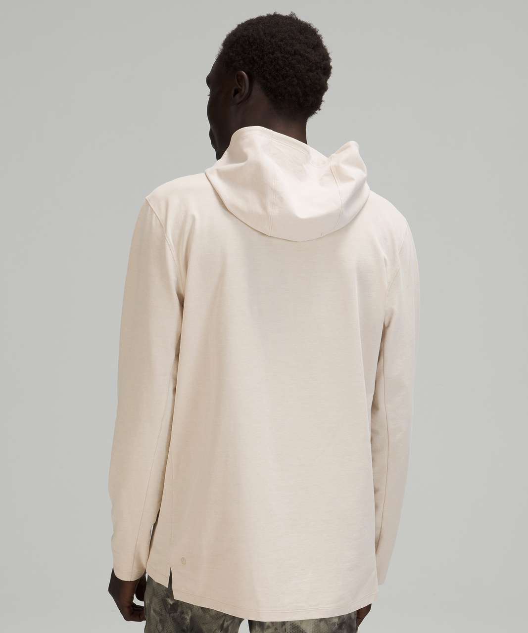 Lululemon Lightweight Hoodie *Oxford - Raw Linen / White