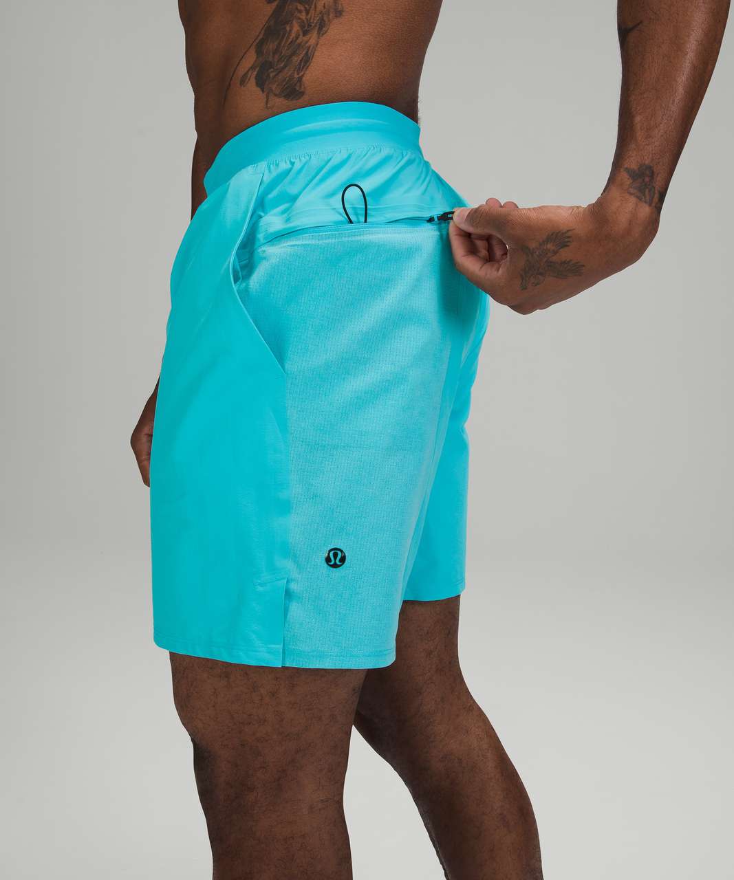 Lululemon Active Swim Short 8" - Electric Turquoise