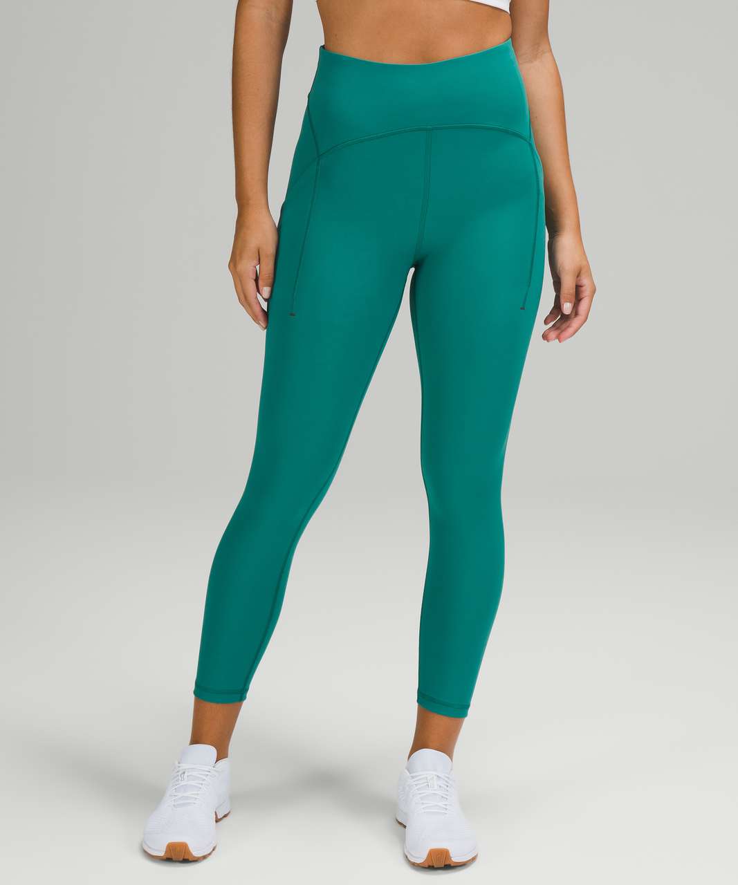 Buy the Lululemon Power Thru High-Rise Crop 23in Leggings Wisteria