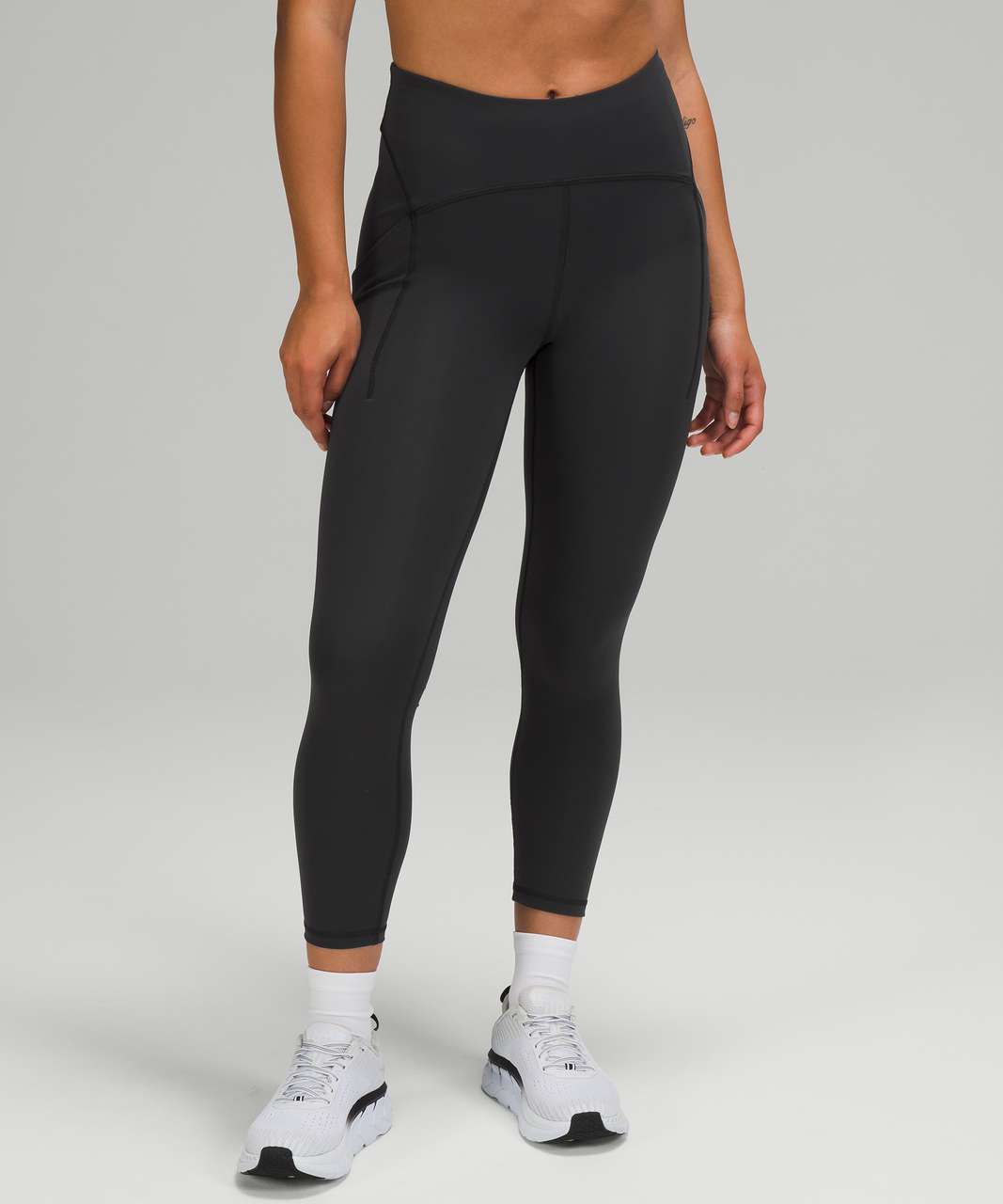 Lululemon Power Thru High Rise Crop 23" - Black