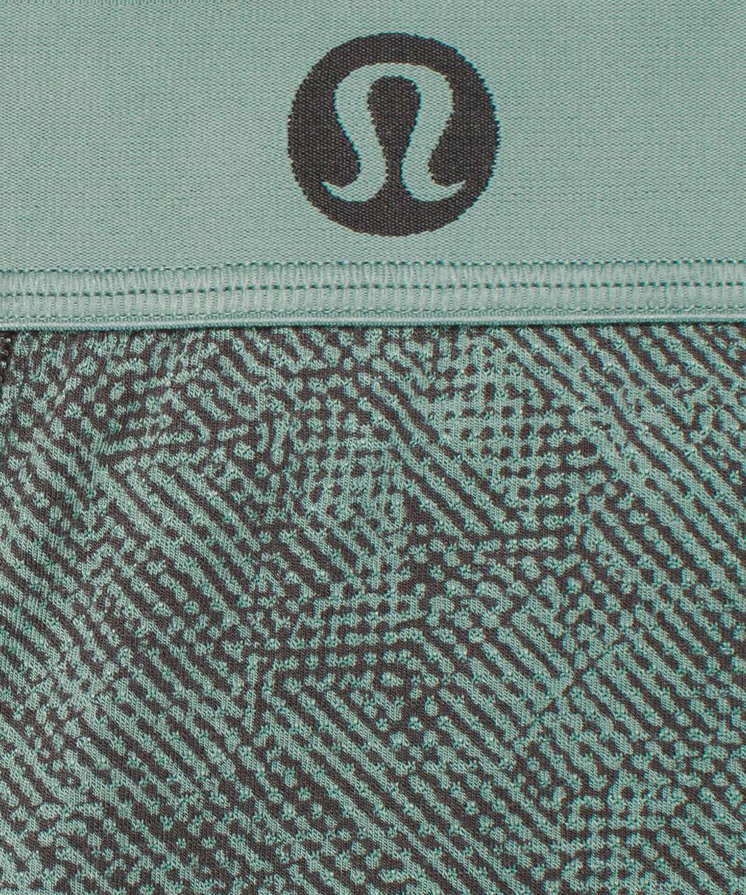 Lululemon Always in Motion Boxer Mesh 7" - Diamond Grid Tidewater Teal Multi