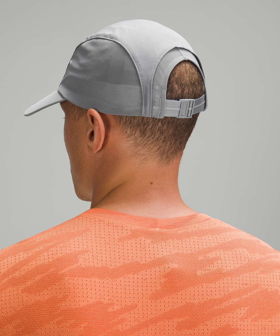 Lululemon Fast and Free Mens Run Hat Elite - Rhino Grey / River Blue / Ocean Air