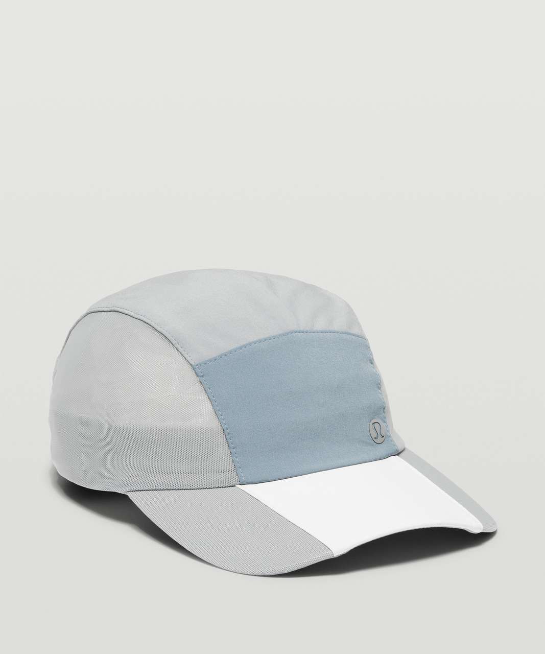 Lululemon Fast and Free Mens Run Hat Elite - Rhino Grey / River Blue / Ocean Air