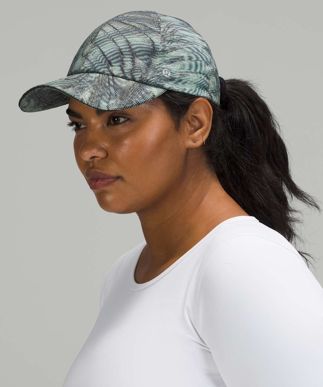 Lululemon Fast and Free Womens Run Hat - Dimensional Icing Blue Multi