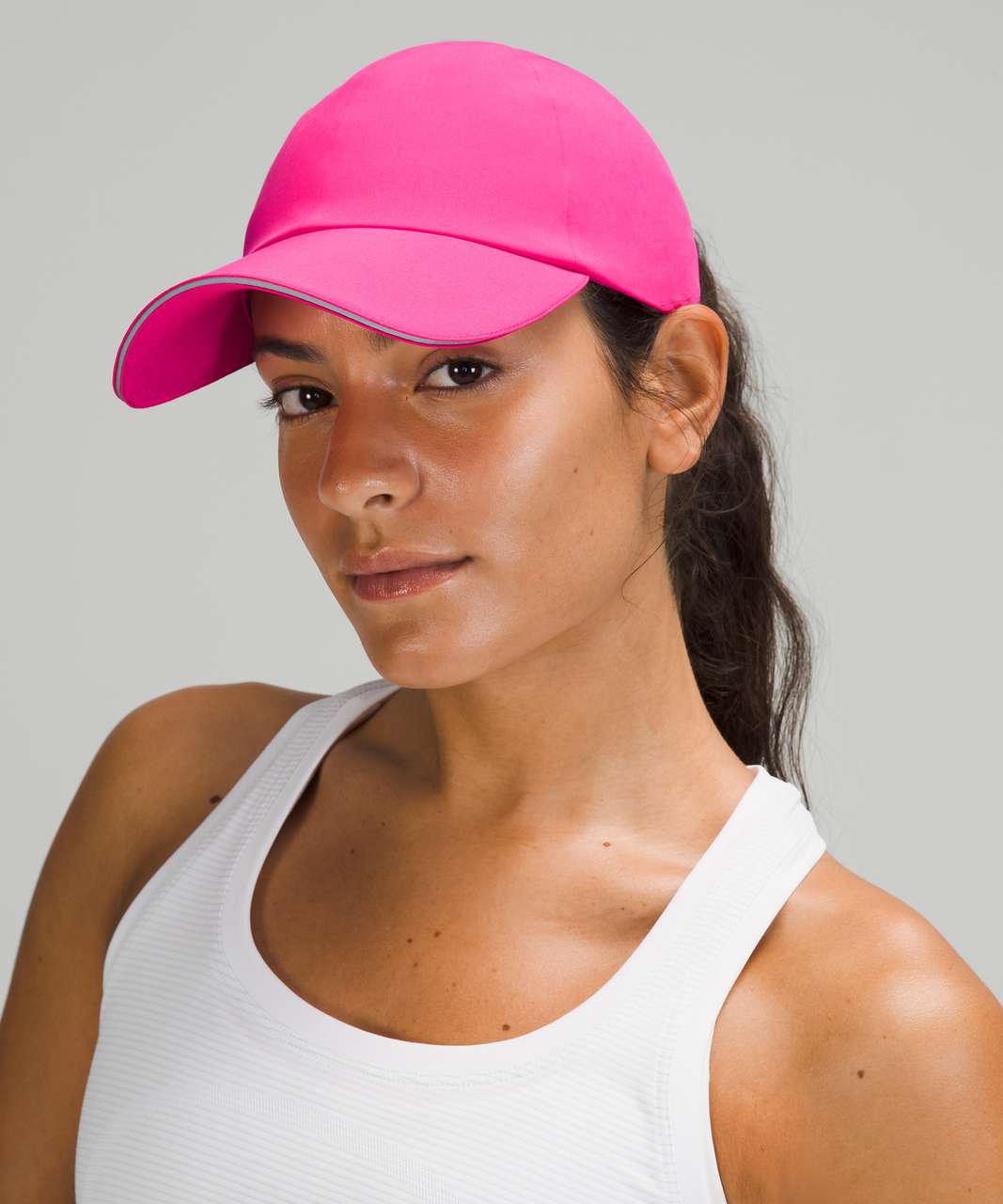 Lululemon Fast and Free Womens Run Hat *Pony - Sonic Pink