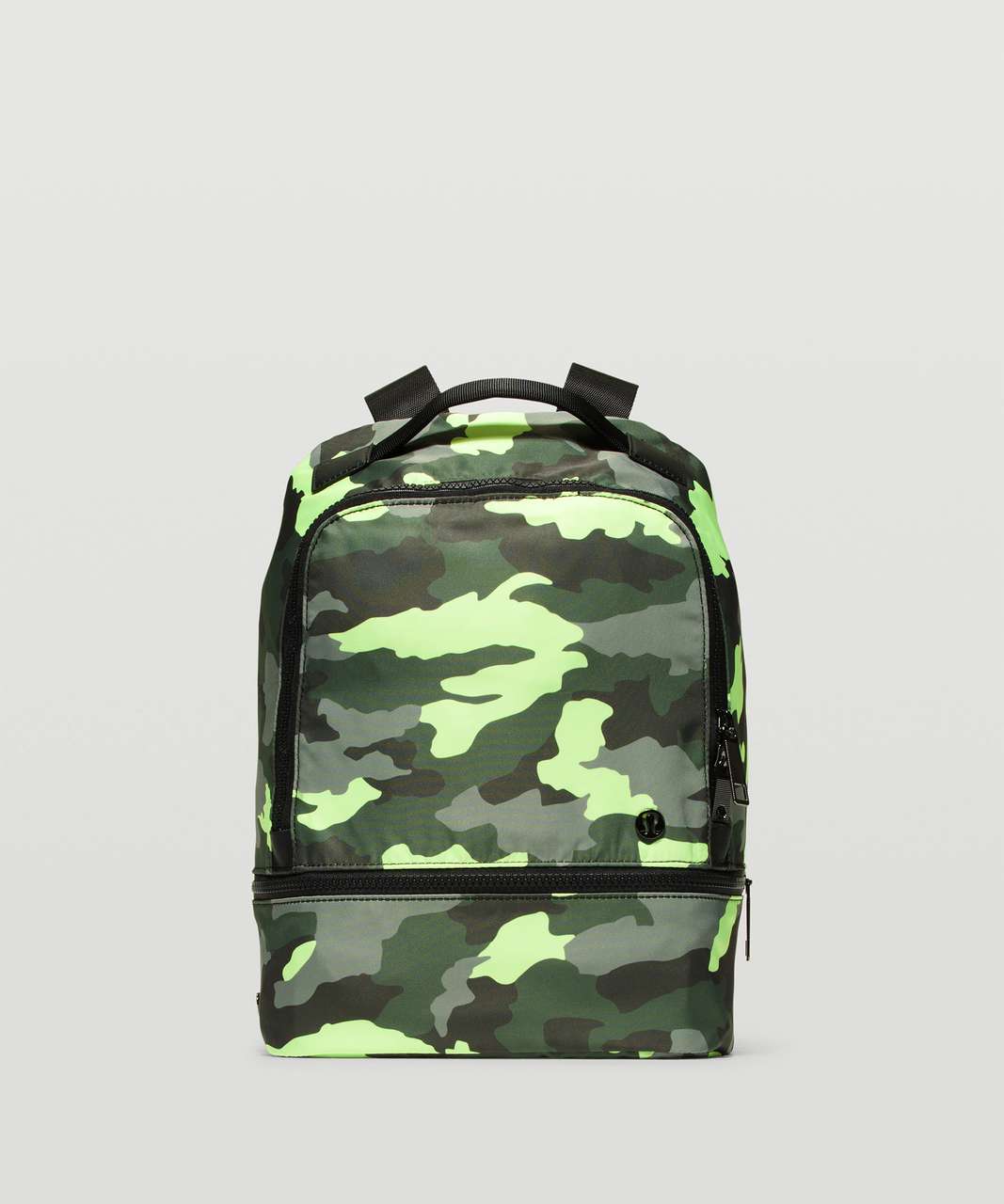 Lululemon City Adventurer Backpack Mini 10L - Heritage 365 Camo Neo Mint Multi / Black