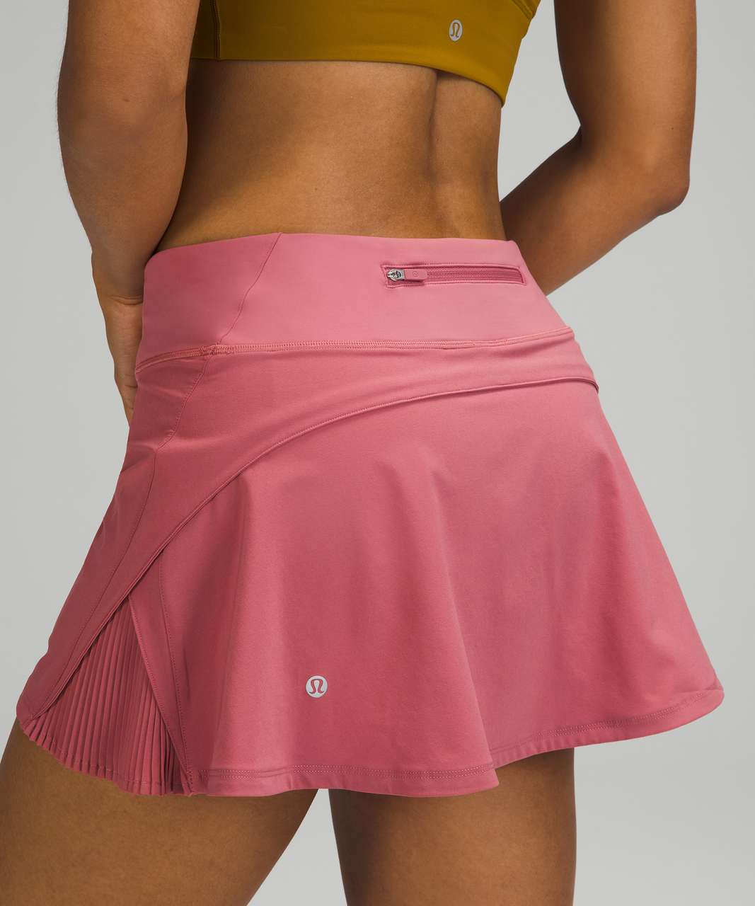 Lululemon Play Off The Pleats Mid Rise Skirt - Brier Rose