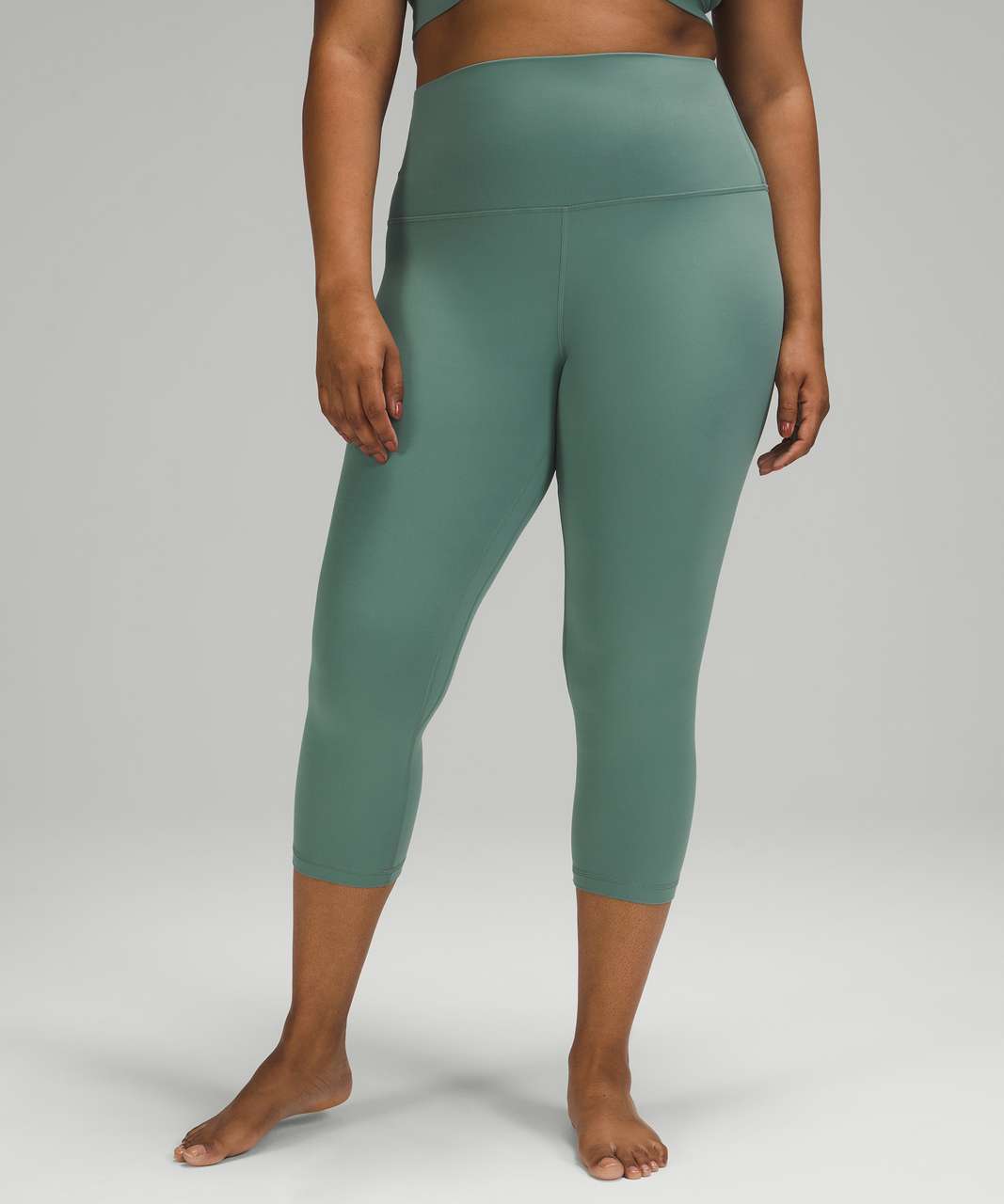 Lululemon Align Super High-Rise Crop 21 - Tidewater Teal - lulu fanatics