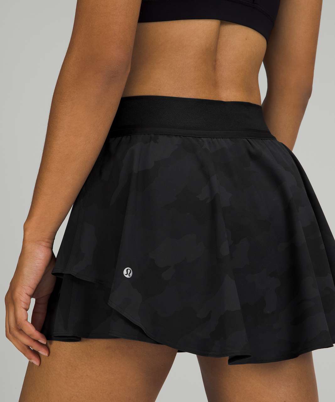 Lululemon Court Rival High Rise Skirt - Heritage 365 Camo Deep Coal Multi / Deep  Coal - lulu fanatics