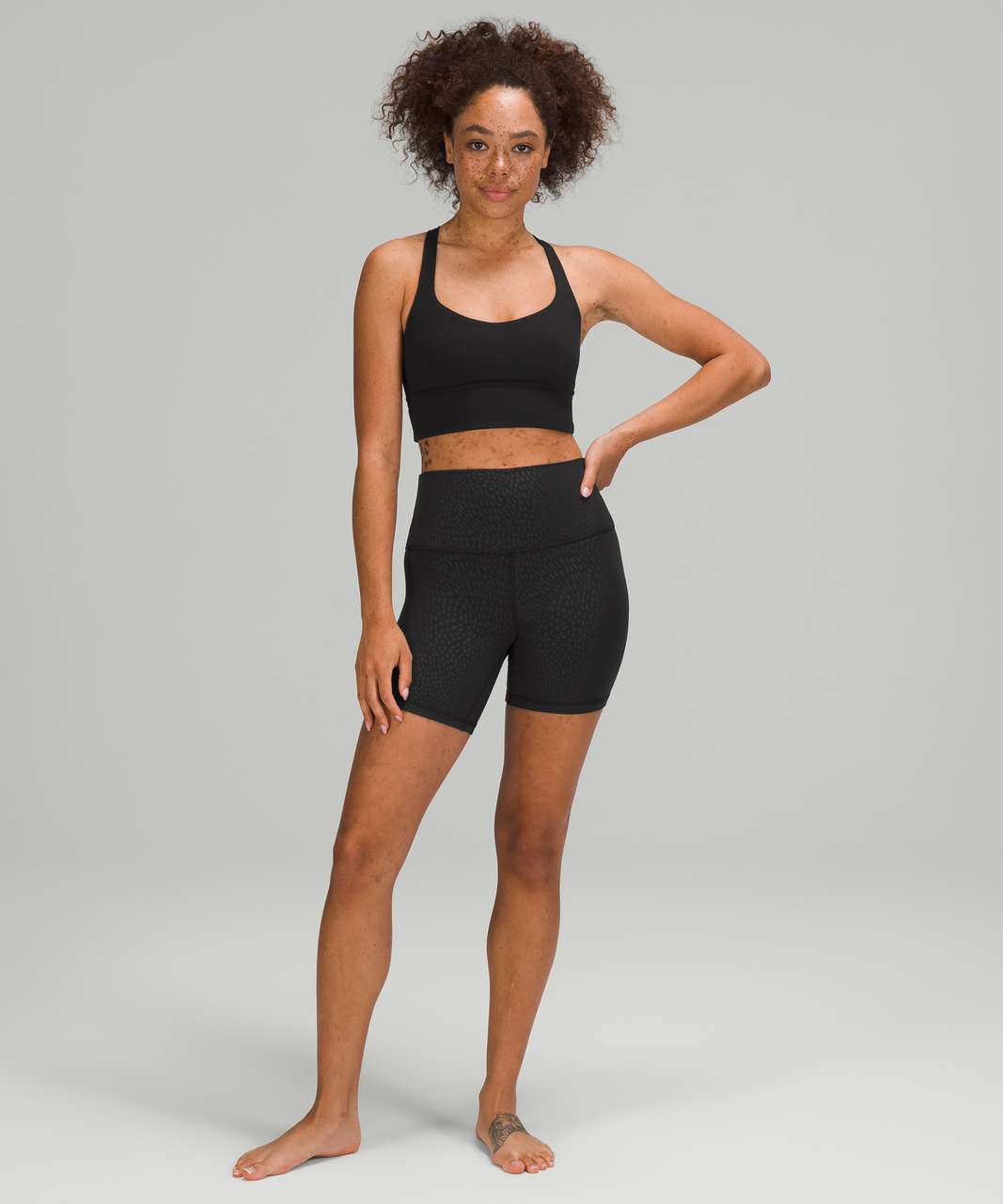 Lululemon Align Short 6" - Jewel Emboss Black