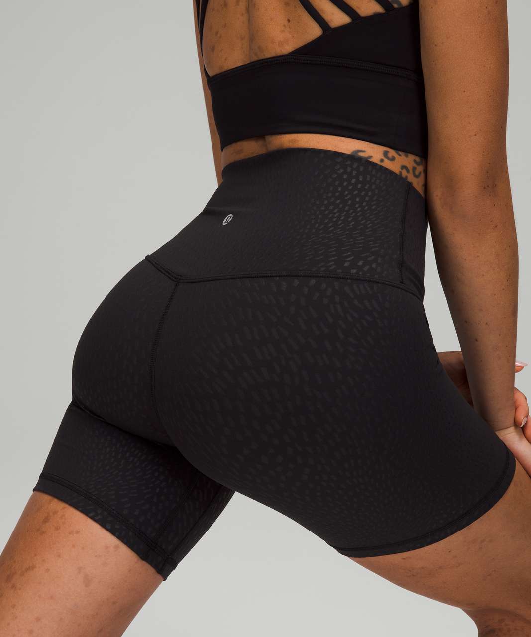 Lululemon Align Short 6" - Jewel Emboss Black