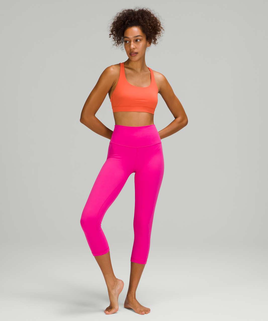 Lululemon Align Crop *21 - Sonic Pink - lulu fanatics