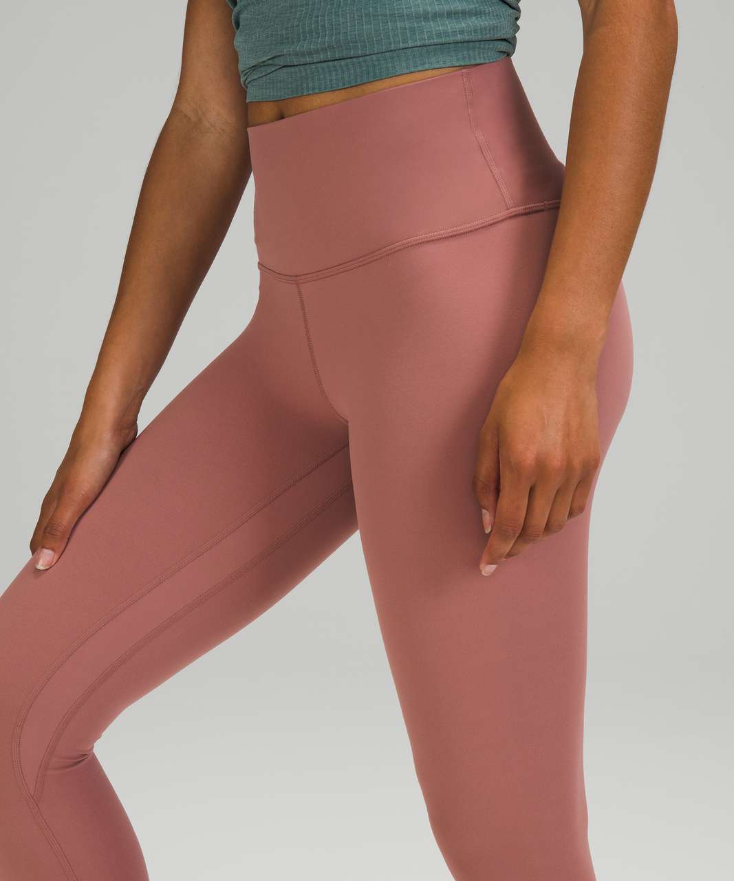 Lululemon Align High Rise Short with Pockets 8 - Spiced Chai - lulu  fanatics