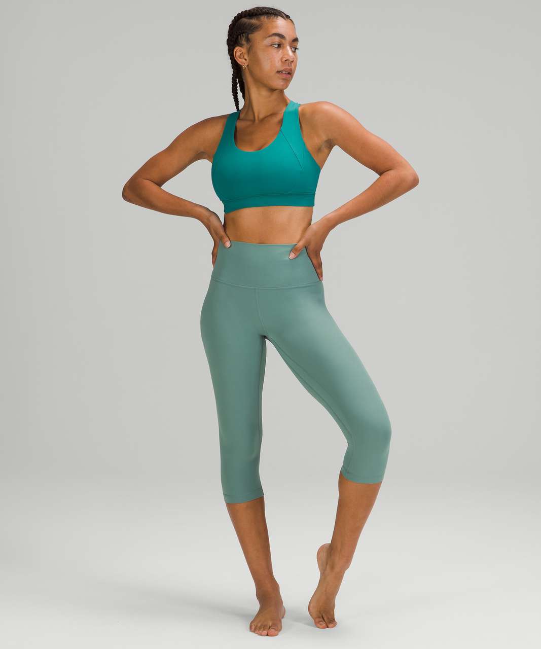 NWT Lululemon All Day Breeze Bra - Teal - 6