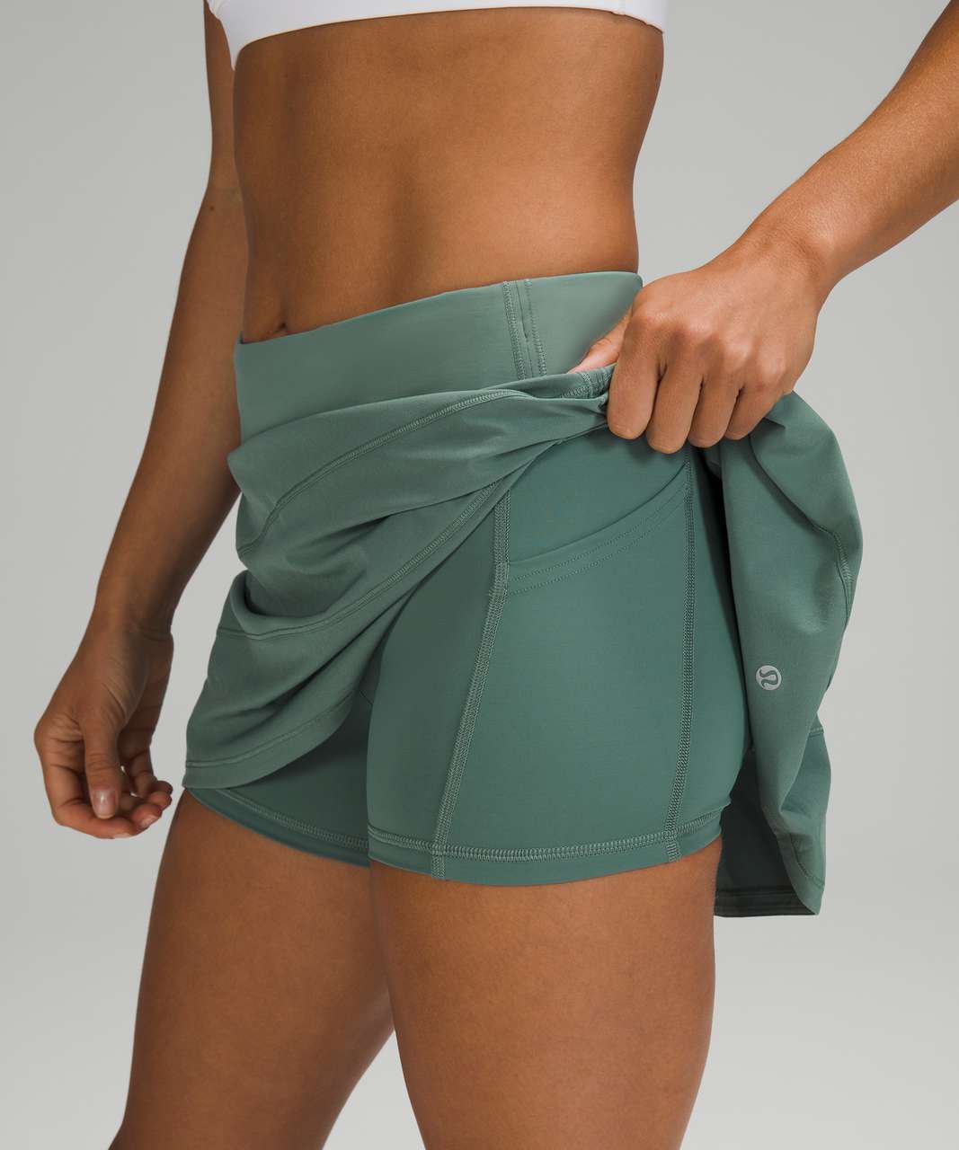 Lululemon Pace Rival Mid Rise Skirt *Tall - Tidewater Teal