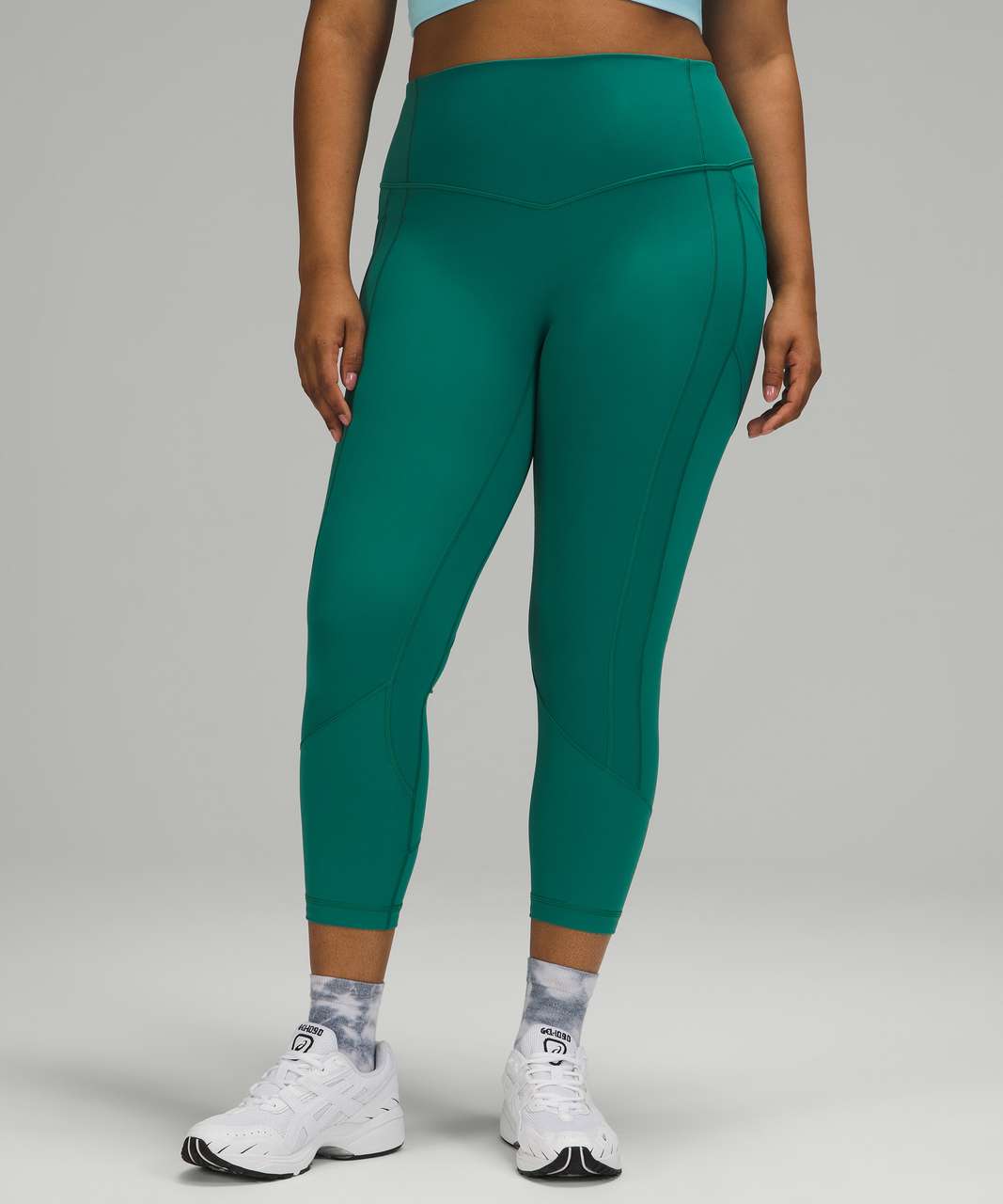 Lululemon All The Right Places Crop *23" - Teal Lagoon